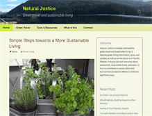 Tablet Screenshot of naturaljustice.org.uk